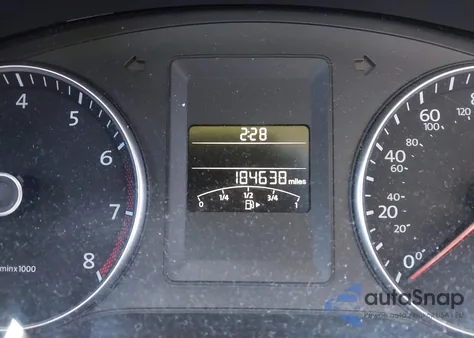 2013 Volkswagen Jetta 2.5L Se из США, поврежденный, VIN 3VWDX7AJ8DM422725